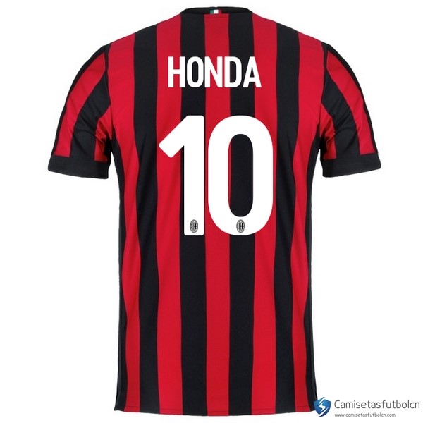 Camiseta Milan Primera equipo Honda 2017-18